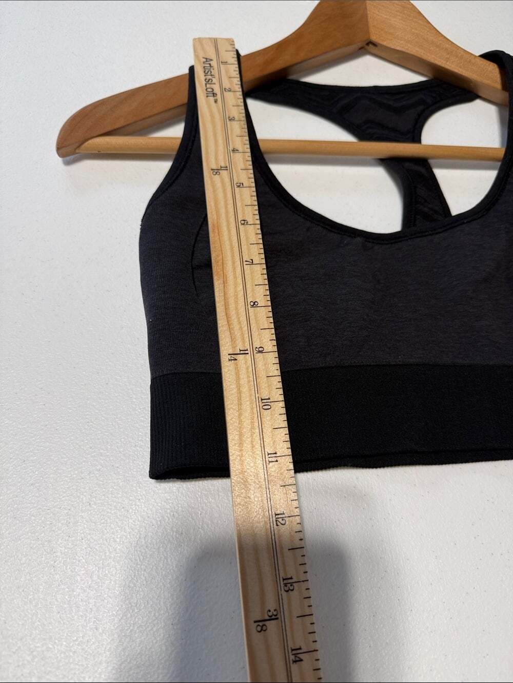 Lululemon Ebb & Flow Racerback Bra Reversible Heathered Black - Picture 5 of 13